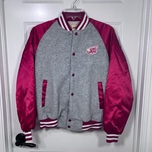 Vintage Chalk Line University of Oklahoma Snap Front Bomber Jacket Size XS